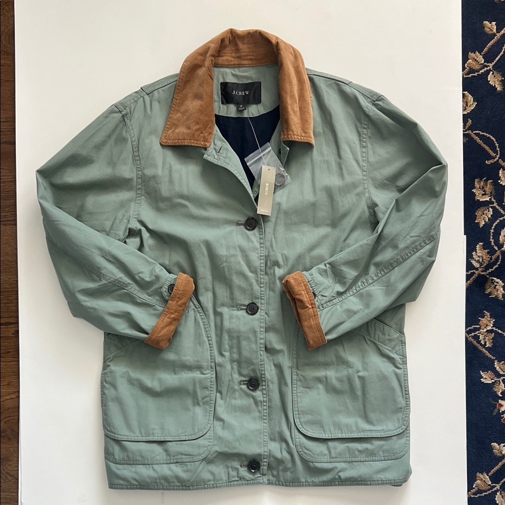 J. Crew Relaxed Barn Jacket in cotton-canvas